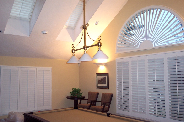 skylight plantation shutters